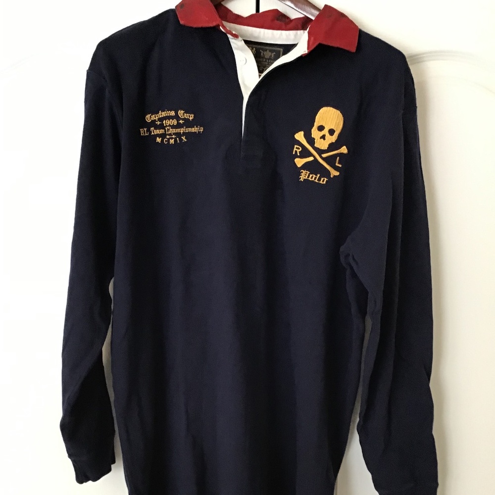 POLO RALPH LAUREN RUGBY MENS PULLOVER - Picture 15 of 16